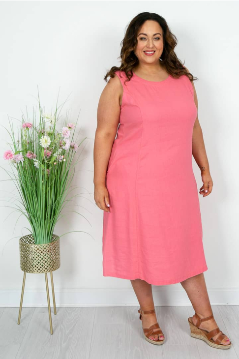 chinese dress ladies Plus size maxi dress, linen dress, linen women dress, long dress, line –  YLISTYLE