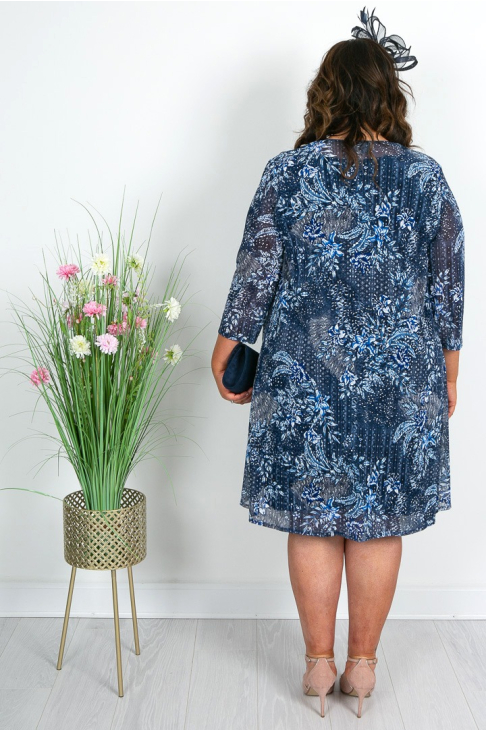 cotton lounge dress Amazon.com: women dresses Purple Blue Flowers Of Size:30W L30 Aug-24