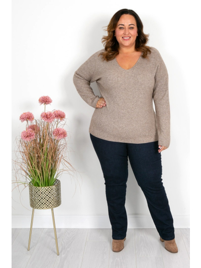 Mushroom V Neck Knit