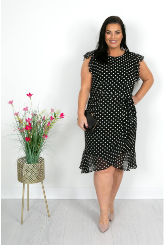 Black & White Polka Dot Dress