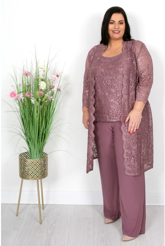 Dark Rose Trouser Suit