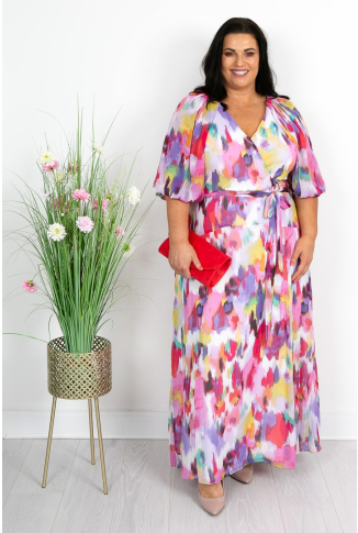 Brushstrokes Maxi Dress - Online Exclusive