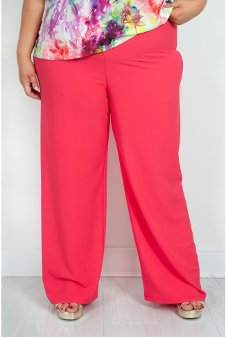 Coral Pink Palazzo Trousers