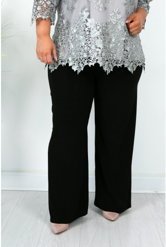 Black Jersey Trousers