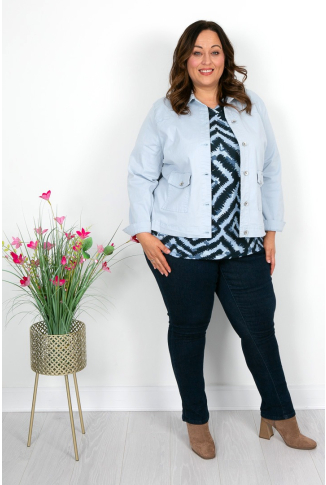 Baby Blue Cotton Jacket