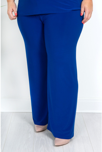 Cobalt Blue Jersey Trousers