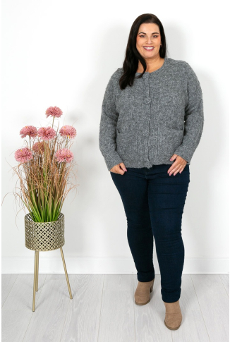 Grey Marl Cardigan