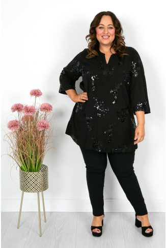 Sequin Encrusted Tunic