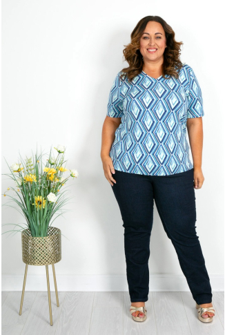Blue Diamond Top