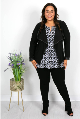 Black Waterfall Jacket