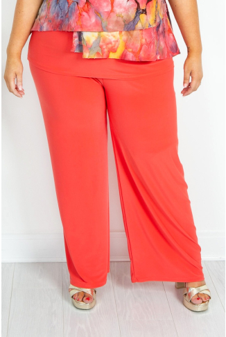 Coral Palazzo Trousers