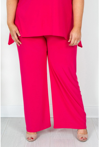 Fuchsia Pink Palazzo Trousers