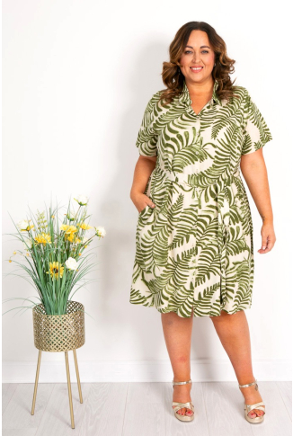 Fern Print Dress