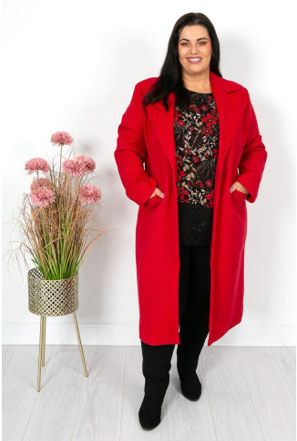 Tailored Red Coat