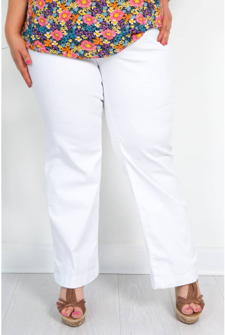 White Wide Leg Jean