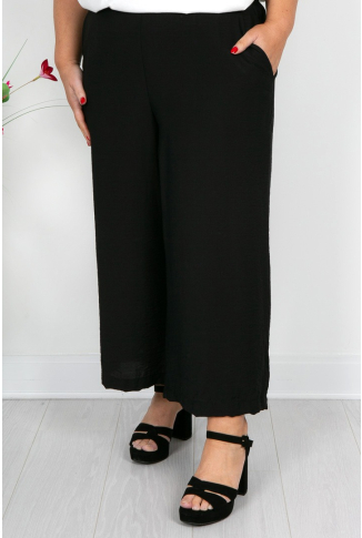 Black Culotte Trousers 