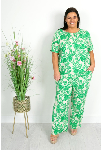Botanical Print Trousers