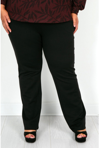 Black Waist Detail Pointe Trouser