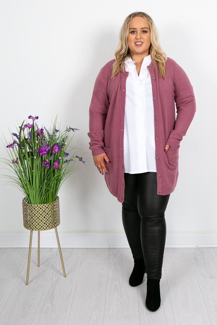 Dusky Pink Cardigan