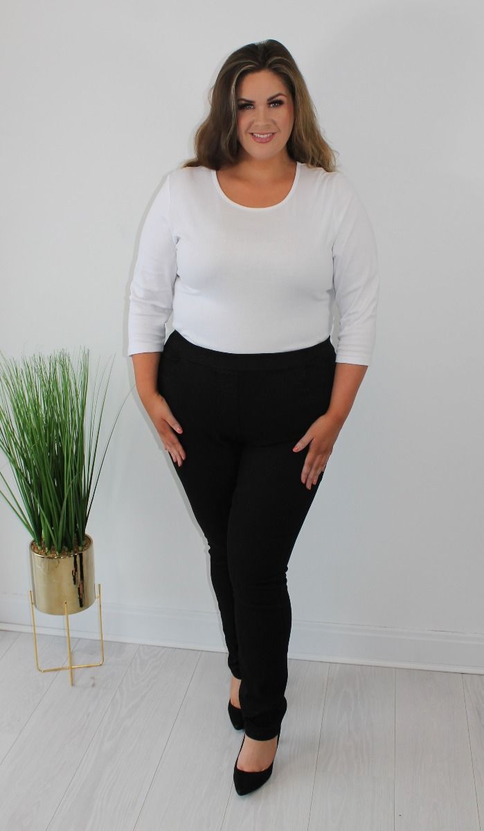 Black Jegging Plus Size Clothing from Tempted Ireland